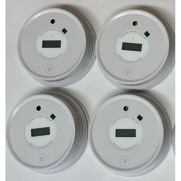 LOT OF 4 AEGISLINK Wireless Interlinked Combination Smoke Carbon Monoxide Alarm