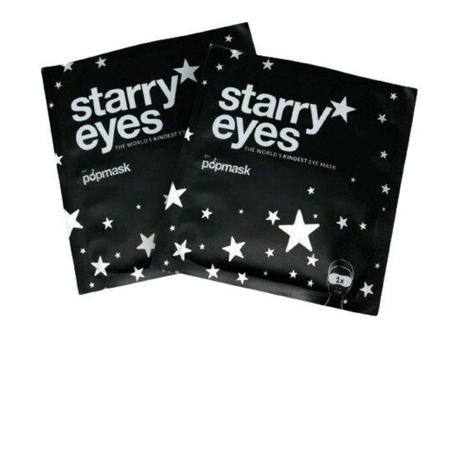 PopMask Starry Eyes Self-Warming Eye Mask Unisex One Size (Pack Of 2)