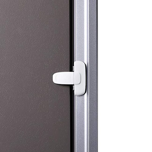 Refrigerator Door Lock (White Without Padlock)