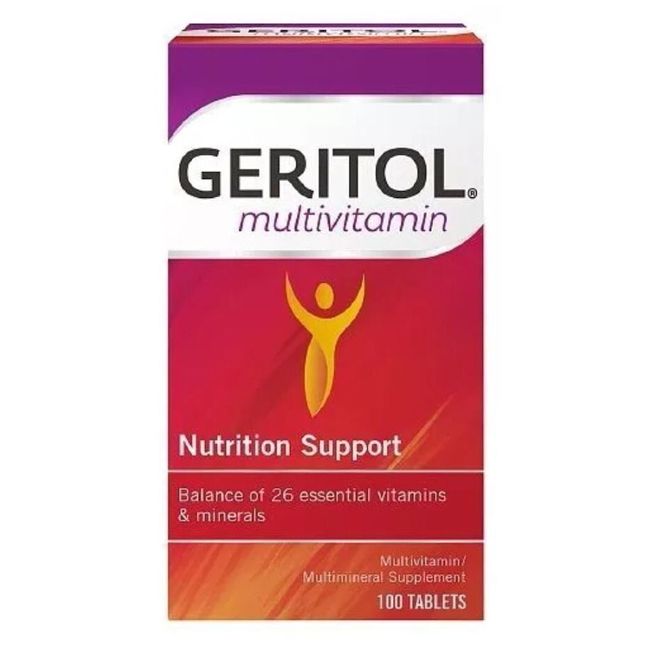 Geritol Vitamins Multivitamin & Mineral Supplement 100 Tabs Each FREE SHIPPING