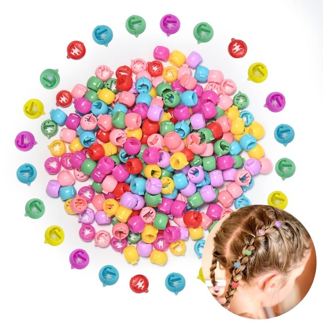 240 Stück Mini-Perlen Haarkralle Bunt Mini Haarclips Perlenclips, Bunt Perle Haarnadelklemme Rutschfest Sehr klein Kunststoff Perle Haar Nadeln für Babys, Frauen - Zufällige Farbe