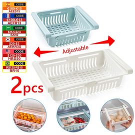 Fridge Storage Box, 2pcs Fridge Drawer, Fridge Storage Boxes With