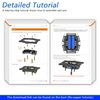 FREENOVE Hexapod Robot Kit (Compatible with Arduino IDE), App Remote Control, Walking Crawling Twisting Servo STEM Project
