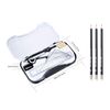 10PCS Maths Set, Geometry Compass Set, School Student Stationery Set Including Compasses Protractor Ruler Set Square Eraser Pencil Sharpener Replacement Pencil