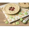 Fox Run Pie Top Cutters and Decorating Kit, 11-Piece Set, Green