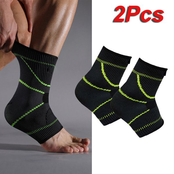 2pcs Ankle Support Brace Stabilizer Compression Sleeve Socks Foot Pain Relief
