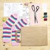 Sock Bunny Craft Kit - Complete Craft Kit to Create Your Own Rabbit