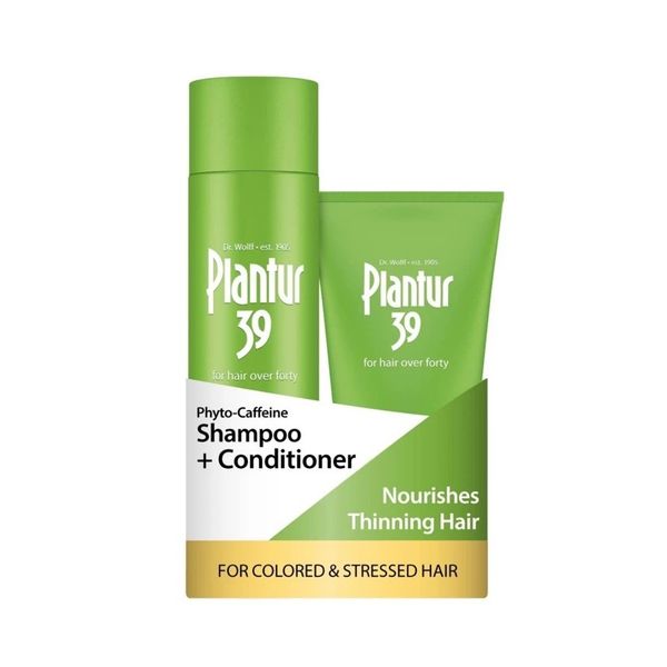 Plantur 39 Phyto-caffeine Shampoo And Conditioner Set For Colored, Str