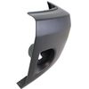 For 08-15 Titan Front Bumper Face Bar Extension End Cap Primed Plastic Left Side