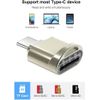 SD Card Reader, Micro SD CF Card Reader USB C Memory Card Reader Micro SDHC Card SD Reader OTG Device Memory Card Adapter Card Reader Adapter Compatible with Laptop,Pc,Android Smartphone (Gold)