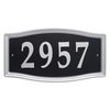 Whitehall Products 11199 Easy Street Address Plaque-Silver