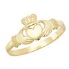 9ct Gold Ladies Claddagh Ring WJS18577
