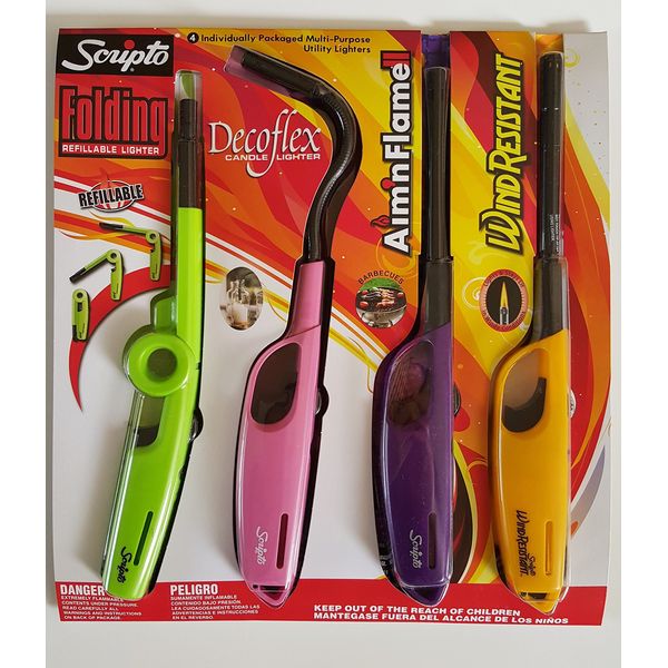 Scrip 4PK Lighter Combo