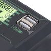 Solar Controller, 100A 12V 24V Multi Function LCD Display Solar Panel Charger Controller for OPEN AGM GEL Batteries USB PV Panel Control