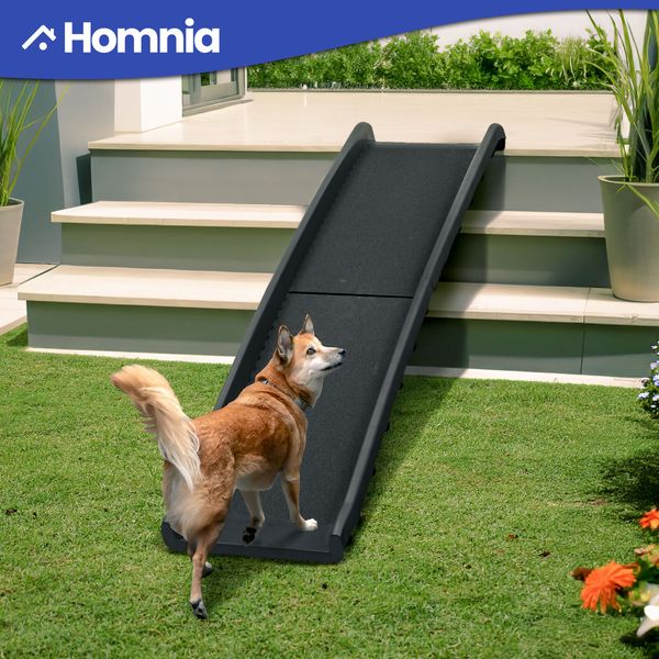 Dog Ramp Paw Friendly Foldable Anti Slip Pet Slide Portable Carry Raised Rails