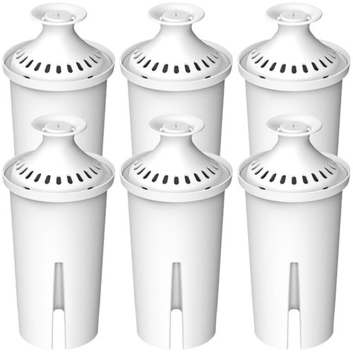 Max Strength Pro Water Filter Replacement for Brita® Pitchers & Dispensers, Classic OB03, Mavea® 107007, 35557 & More, NSF Certified Water Pitcher Filter, 1 Year Supply, Fits Brita & Mavea, 6 Count