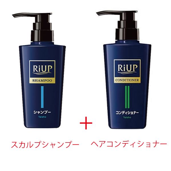 Reup Scalp Shampoo 400mL + Reup Hair Conditioner 400g [Taisho Pharmaceutical] [Quasi-drug]<br>