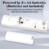 OSTENT Motion Sensor Remote Controller + Wired Nunchuck Combo Compatible for Nintendo Wii Console Color White