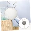 PACKOVE Ear Wall-Mounted Handheld Mirror Dual Purpose Makeup Mirror for Students Decorative Design