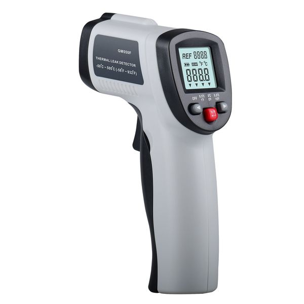 2 IN 1 Non-Contact Digital Thermal Leak Detector Temperature Meter Thermometer