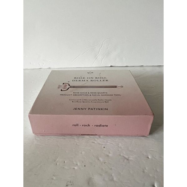 Jenny Patinkin Rose on Rose Derma Roller Facial Massage Tool Boxed
