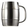 Beer Mug Double Stainless Steel Barrel Mega Jug 1.0L