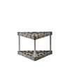 Rubbermaid Plastic Garage Corner Tool Tower Rack, Easy to Assemble, Organizes up to 30 Long-Handled Tools/Rakes/ Brooms/Shovles for Home/House/Outdoor/Sheds