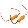 24V Led Load Resistor 24V Load Resistor For Indicators Resistors 2Pcs 50W 8Ohm Wirewound Load Resistor Decoder Fix Led Bulbs Hyper Flash Turn Signal B