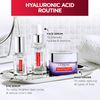 L'Oreal Paris Revitalift Micro Hyaluronic Acid + Ceramides Anti Aging Face Cream for Women, Fragrance Free + Serum Samp