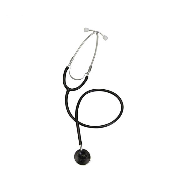 As One 7-8349-01 Basic Nurse Scope (Outer Spring Type), Double, Black