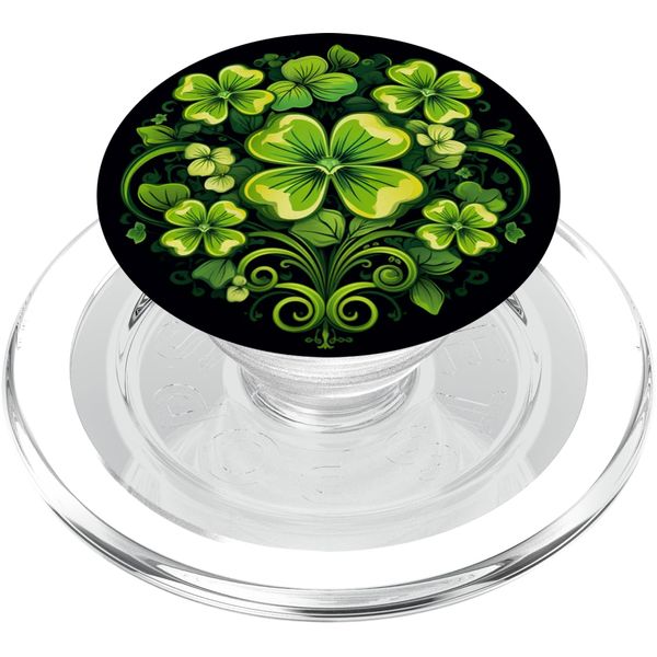 Four Leaf Clover PopSockets MagSafe PopGrip for iPhone