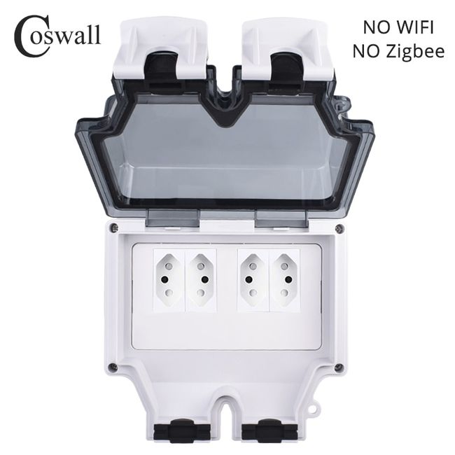 Tuya Smart Waterproof Plug IP66 Outdoor WiFi Outlet 16A APP