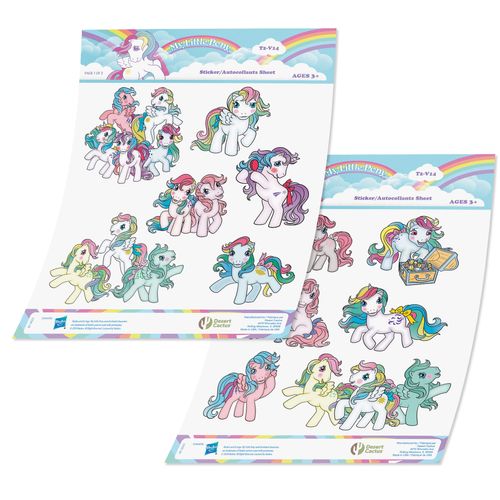 My Little Pony Sticker - 12 Stickers Vinyl Decal Laptop Water Bottle Car Scrapbook Decorations Birthday Favor Party Supplies (2-14)