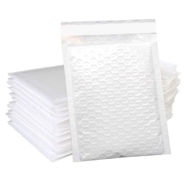 Cushioning Envelopes, Packaging, Cushioning Material, Bag, Air Cap Bag, Size M, Outer Dimensions: 7.9 x 9.4 inches (200 x 240 mm), 50 Pieces, For Shipping Paperback Books CD DVD, Etc., Envelopes, Yu Packet, Nekoposs, For Delivery, Water Resistant (M)