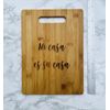 Cutting Board Mi Casa Es Su Casa  Bamboo Cutting Board Gift