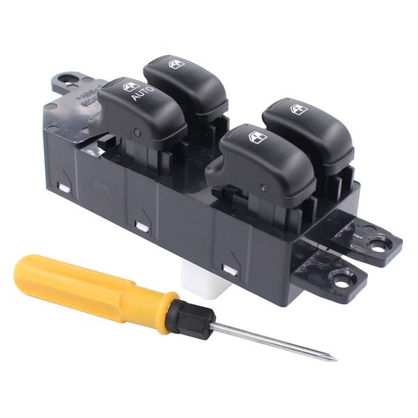 MOTOKU Front Driver Side Window Switch for Hyundai Santa Fe 2001-2006