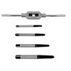 ChgImposs 5Pcs Cr Mo Screw Extractor Broken Bolt Remover Drill Guide Bits Set with Holder Frame Tool