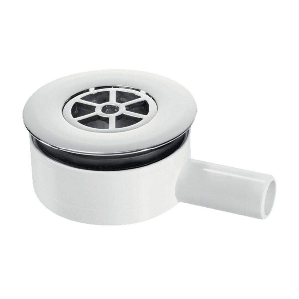 McAlpine Pumped Shower Waste with 22mm Plain Tail Outlet UPSW-2-22MM