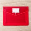 A4 7 Colors PCS Thickened Transparent File Bag Mesh Bag PP Plastic Material Plas