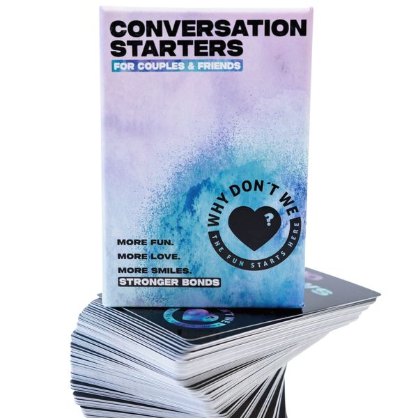 Fun Couples Cards Games to Break The Routine and Improve Your Relationship - 120 Conversation Cards with Questions and Games – Fun for him - Best Questions for Couples