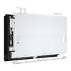 eXtremeRate DIY Console Back Plate for Switch OLED, White Replacement Housing Shell Case for Nintendo Switch OLED Console [Only the Backplate, NOT the Console]
