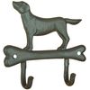 Fallen Fruits LH231 Dog On Bone Hook,Brown,8" x 8"