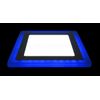 12w Square Recessed LED Ceiling Panel Light Dual Colour Cool White/Blue