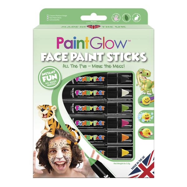 PaintGlow, Pro Face Paint Stick Animal Kingdom Boxset