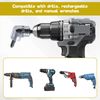 SPEEDWOX 13 Pcs Right Angle Drill Adapter Short Axis Right Angle Drill Attachment with Multifunctional Bend Driver Bit Hex Driver Angle Extension 1/4" Hex Magnetic Bit Socket Right Angle Extension