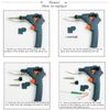 60W Soldering Iron Gun Kit Adjustable Temperature Welding Solder Wire Flux Paste