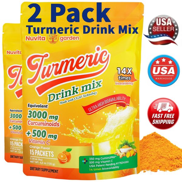 High Absorption Ultra Potent Turmeric Supplement with 95% Curcuminoids - Non GMO