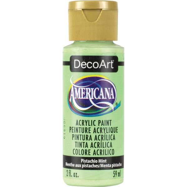 DecoArt Americana Acrylic Paint, 2-Ounce, Pistachio Mint