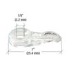 CRL Clear Flush Panel Clips WSC370 Screen Glass or Wood