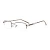 Eyekepper Readers Rectangle Half-rim Spring Temples Reading Glasses Gunmetal +3.0